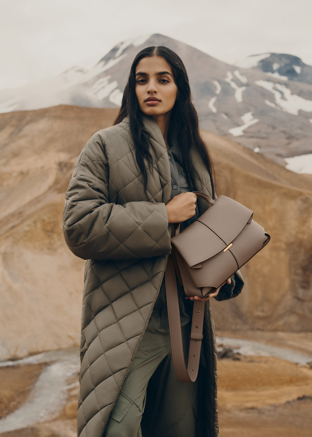 Odile™ | Textured Leather Top-Handle Bag