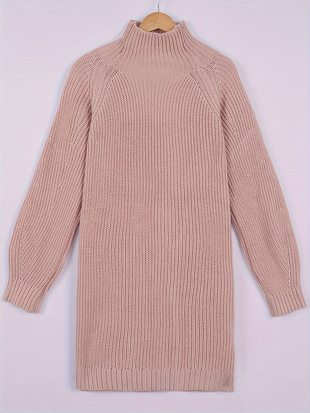 Evangeline™ | Women's Half-Turtleneck Plus Size Sweater Dress