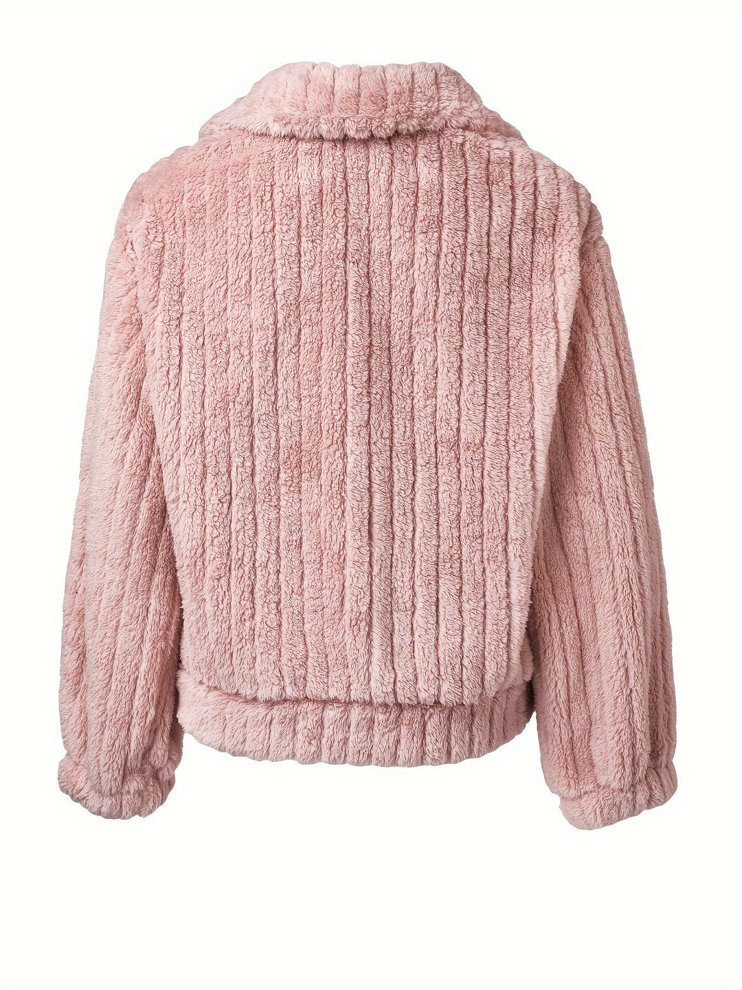 Maud™ | Women's Textured Collared Button Front Jacket