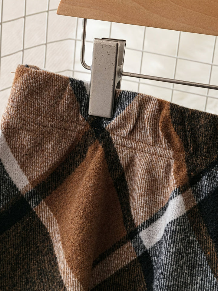 Ottilia™ | Women's Flared A Line Plaid Skirt