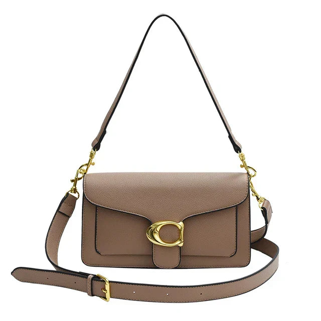 Vivienne | Gold-Clasp Crossbody Bag