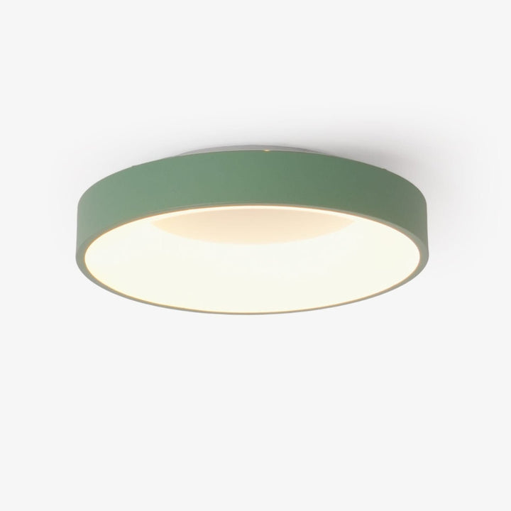 LED Wrought Iron Flush Mount Ceiling Light with Tri-Color Glow — view 1