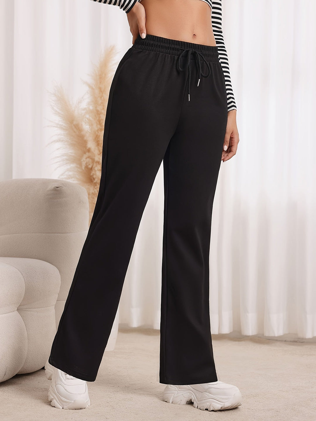 Georgiana™ | Women's Straight-Leg High-Waist Sweatpants