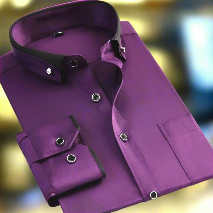 Albert™ | Classic Long-Sleeved Cotton Shirt