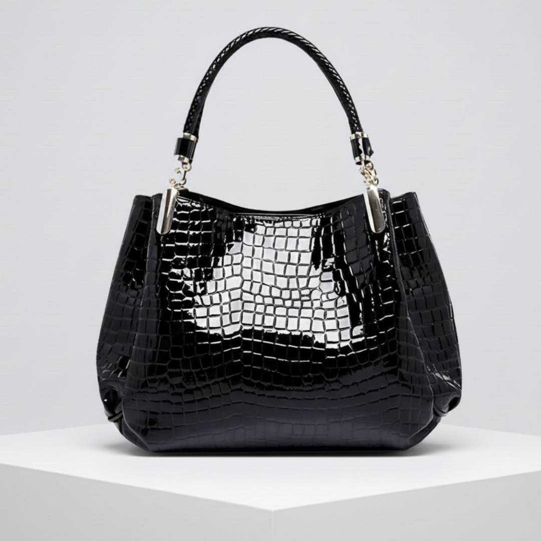 Milano™ | Croc-Effect Shoulder Bag