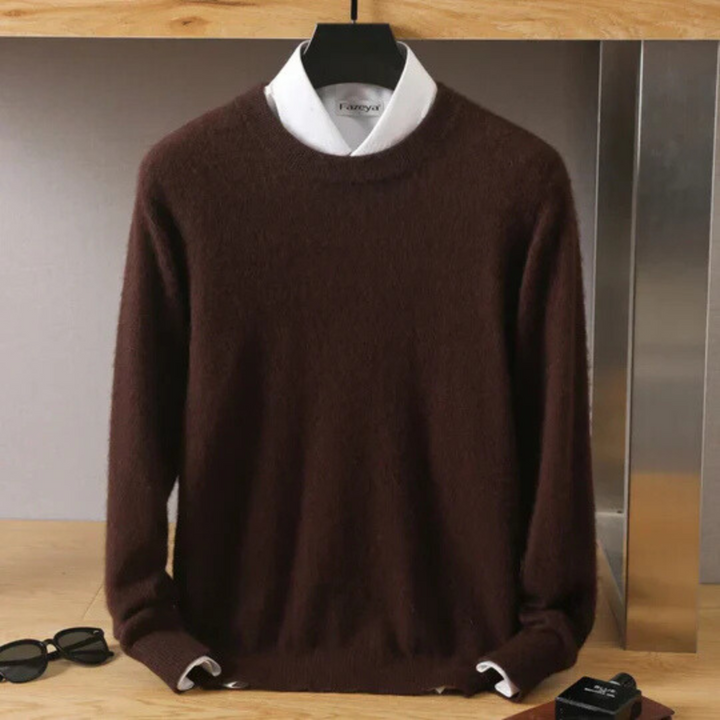 Cassius™ | Men's Brushed Knit Crew Neck Sweater