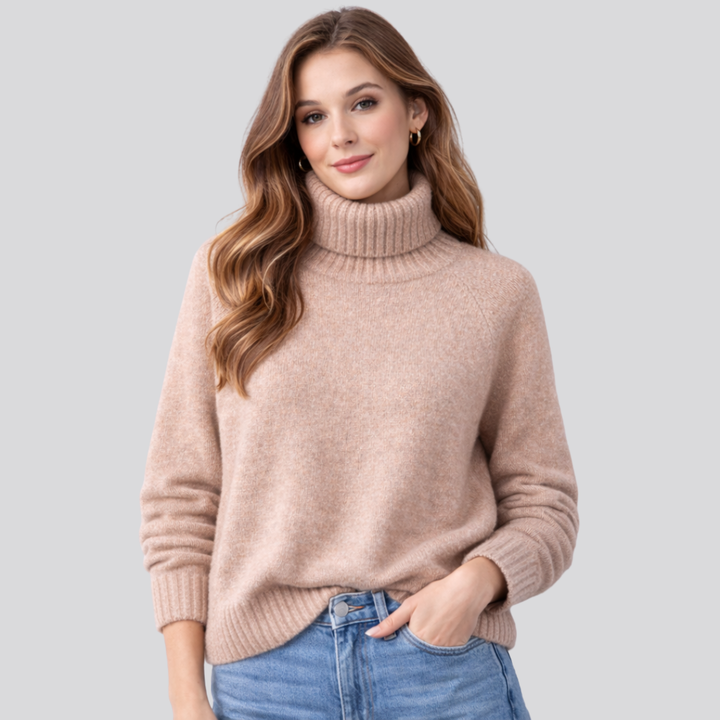 Morwenna™ | Pure Wool Turtleneck Sweater with Slim Fit