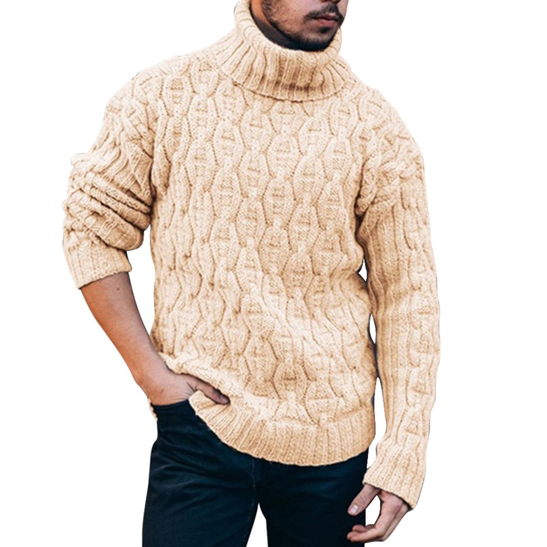 Gunnar™ | Men's Chunky Cable Knit Turtleneck Sweater