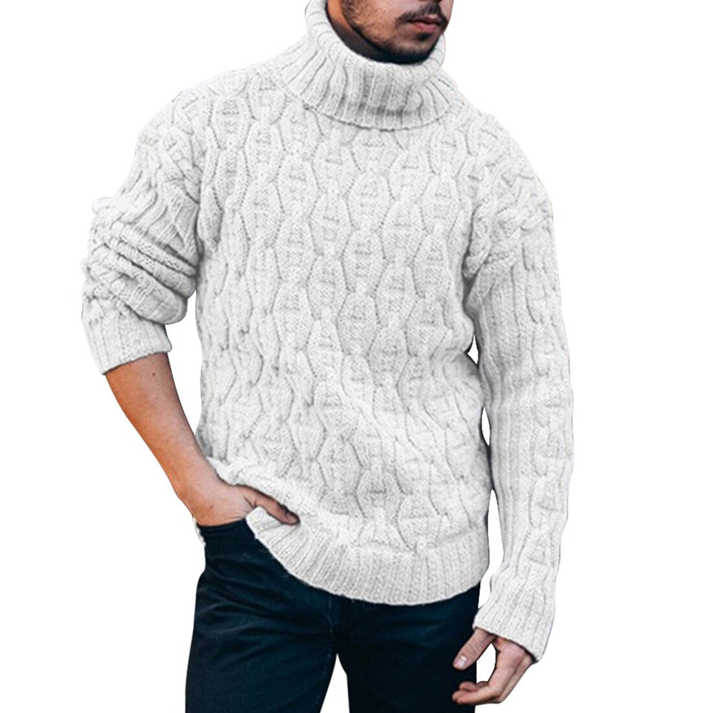 Gunnar™ | Men's Chunky Cable Knit Turtleneck Sweater
