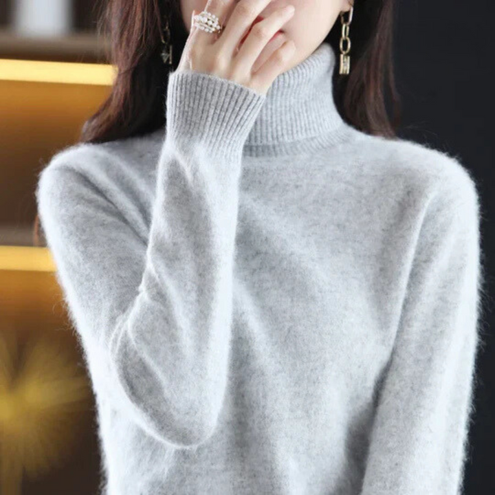 Veda™ | Women's Brushed Knit Turtleneck Sweater