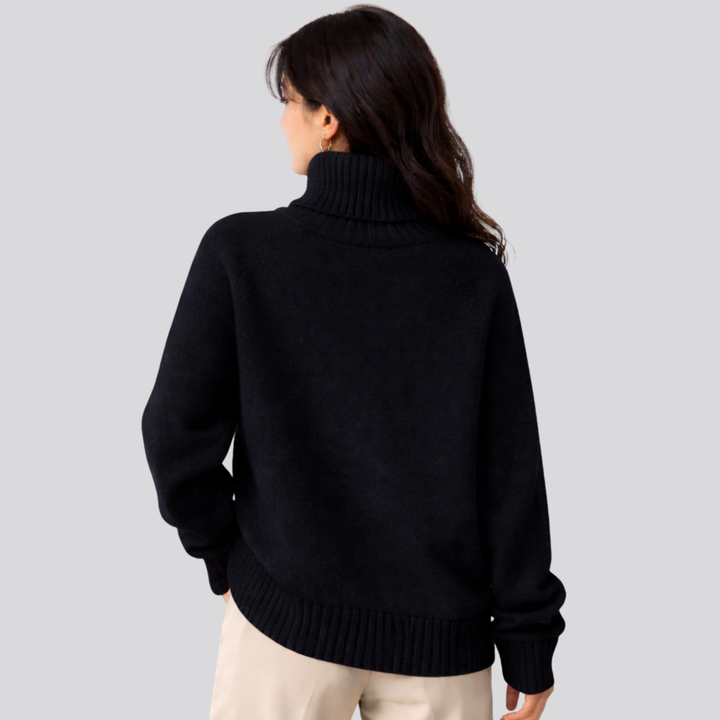 Morwenna™ | Pure Wool Turtleneck Sweater with Slim Fit