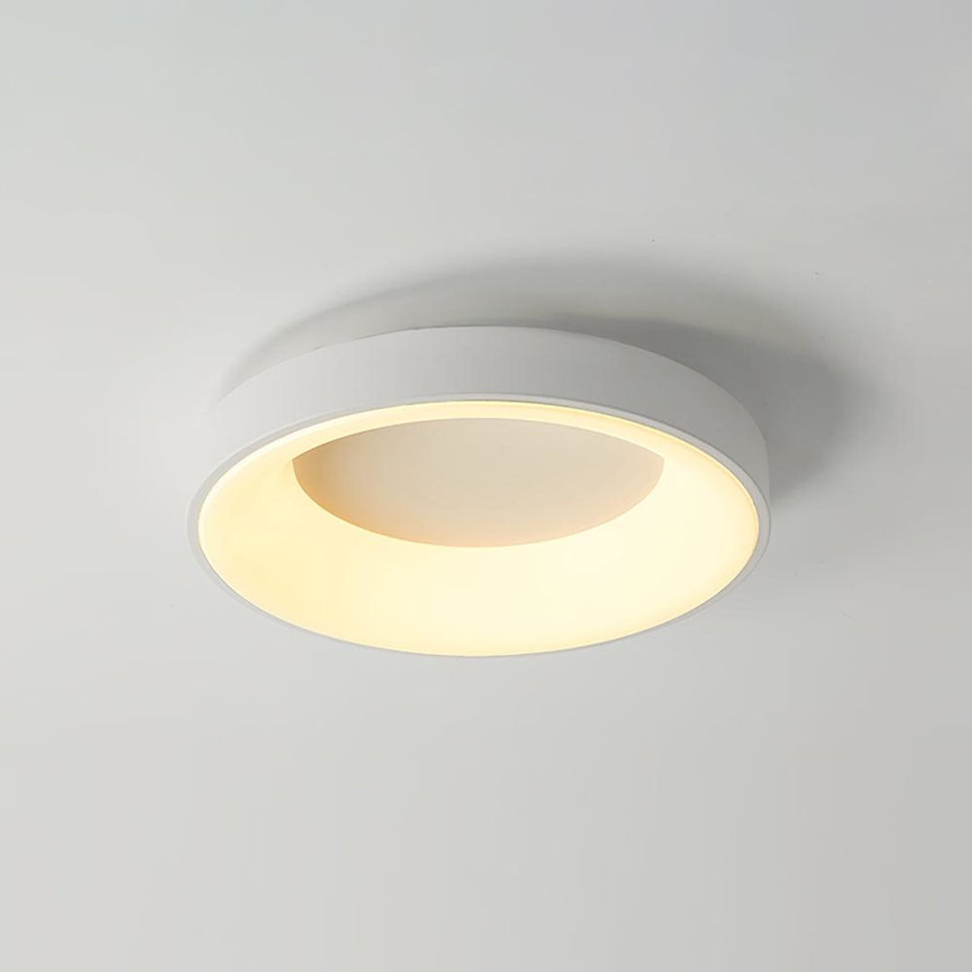 LED Wrought Iron Flush Mount Ceiling Light with Tri-Color Glow — view 9