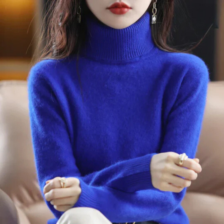 Veda™ | Women's Brushed Knit Turtleneck Sweater