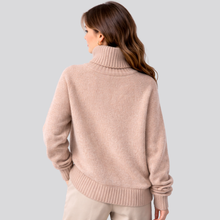 Morwenna™ | Pure Wool Turtleneck Sweater with Slim Fit
