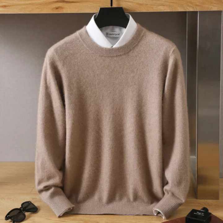 Cassius™ | Men's Brushed Knit Crew Neck Sweater