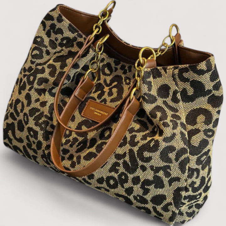 Lévrier™ | Leopard Canvas Shopper