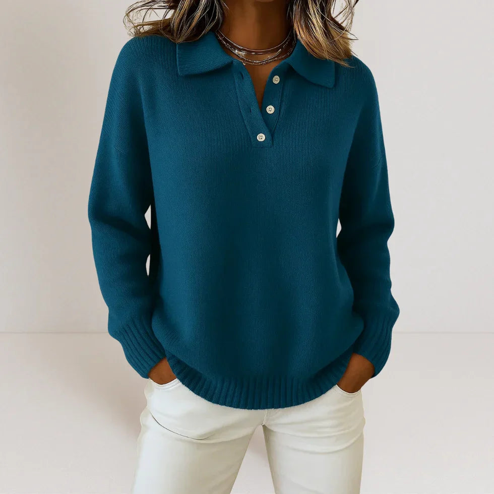 Olivia™ | Soft, Warm Knit Sweater with Collar