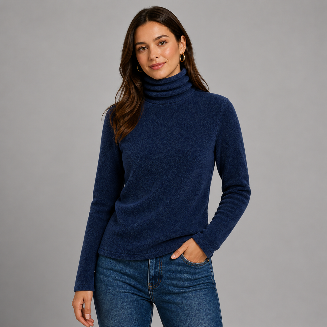 Perrine™ | Cashmere Blend Turtleneck Sweater with Slim Fit