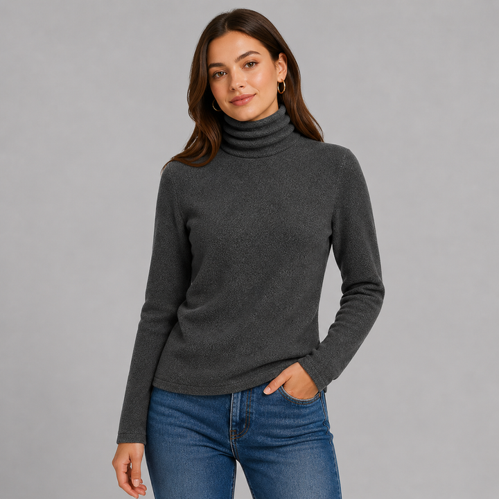 Perrine™ | Cashmere Blend Turtleneck Sweater with Slim Fit