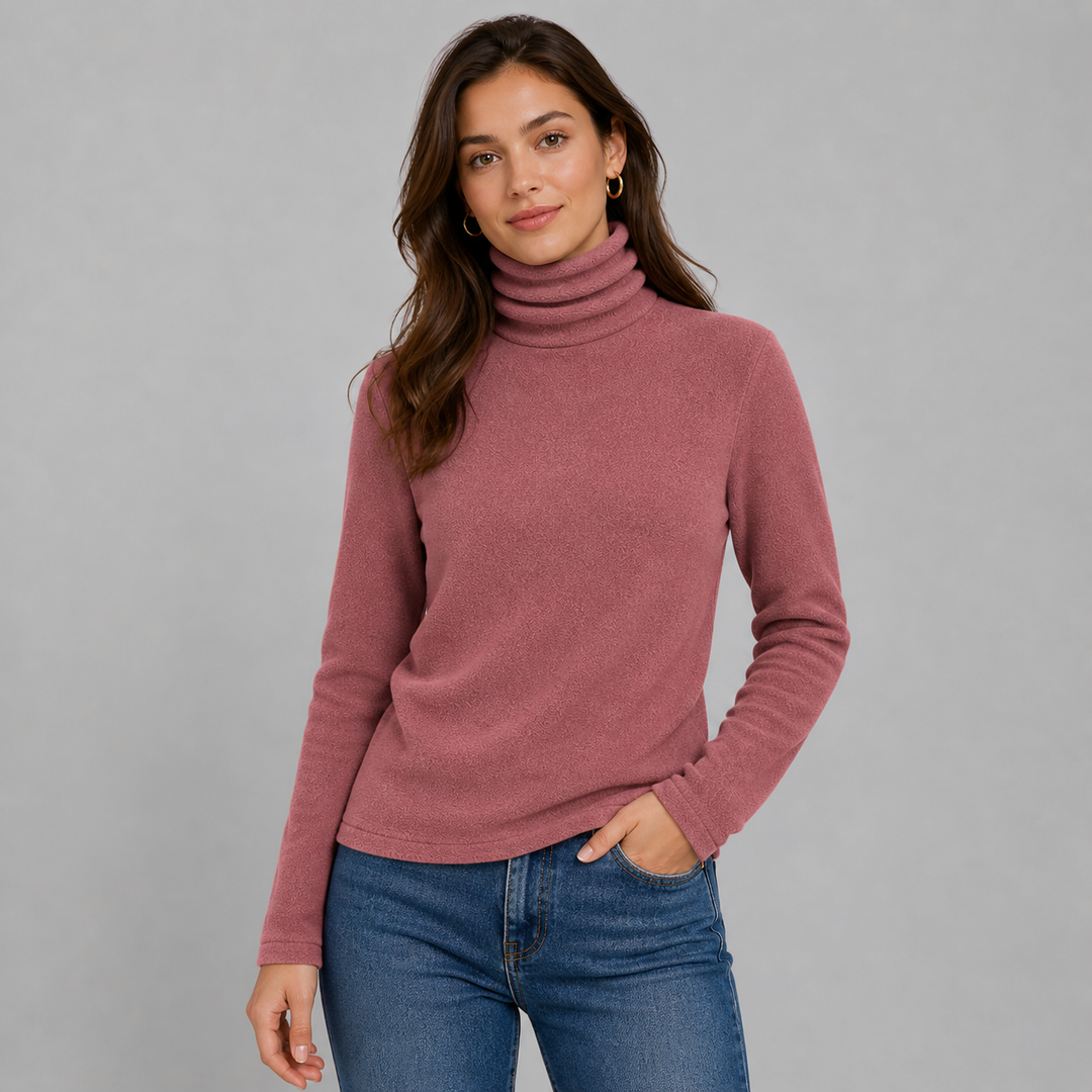 Perrine™ | Cashmere Blend Turtleneck Sweater with Slim Fit