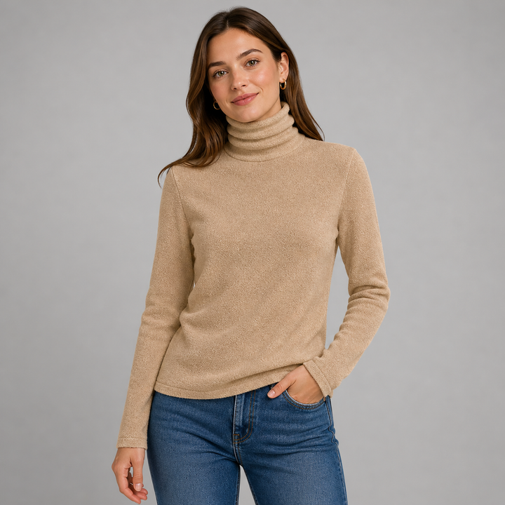 Perrine™ | Cashmere Blend Turtleneck Sweater with Slim Fit
