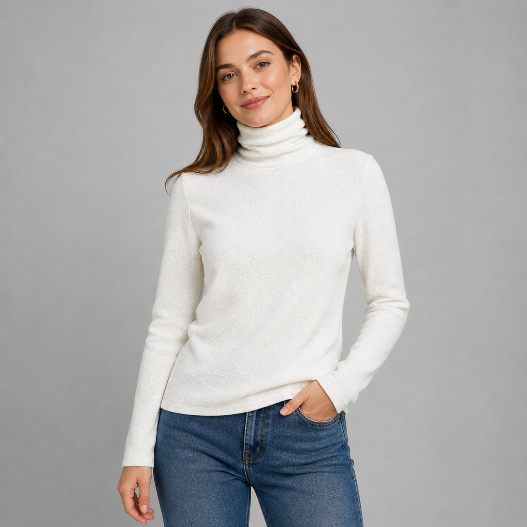Perrine™ | Cashmere Blend Turtleneck Sweater with Slim Fit
