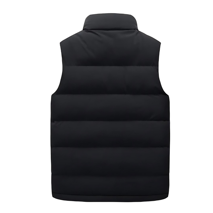 Lancelot™ | Men's Quilted Puffer Vest with Stand Collar