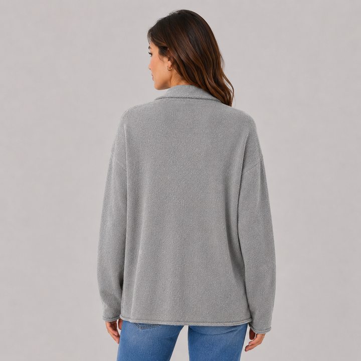Rosewyn™ | Cashmere Blend Open-Front Cardigan with Relaxed Drape