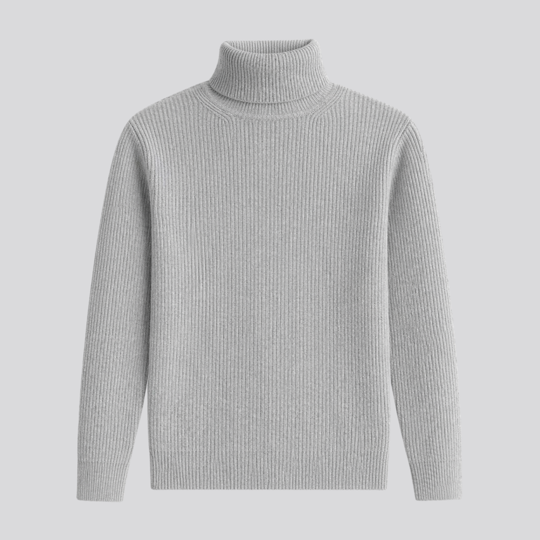 Bronwen™ | Oversized Merino Wool Turtleneck Sweater