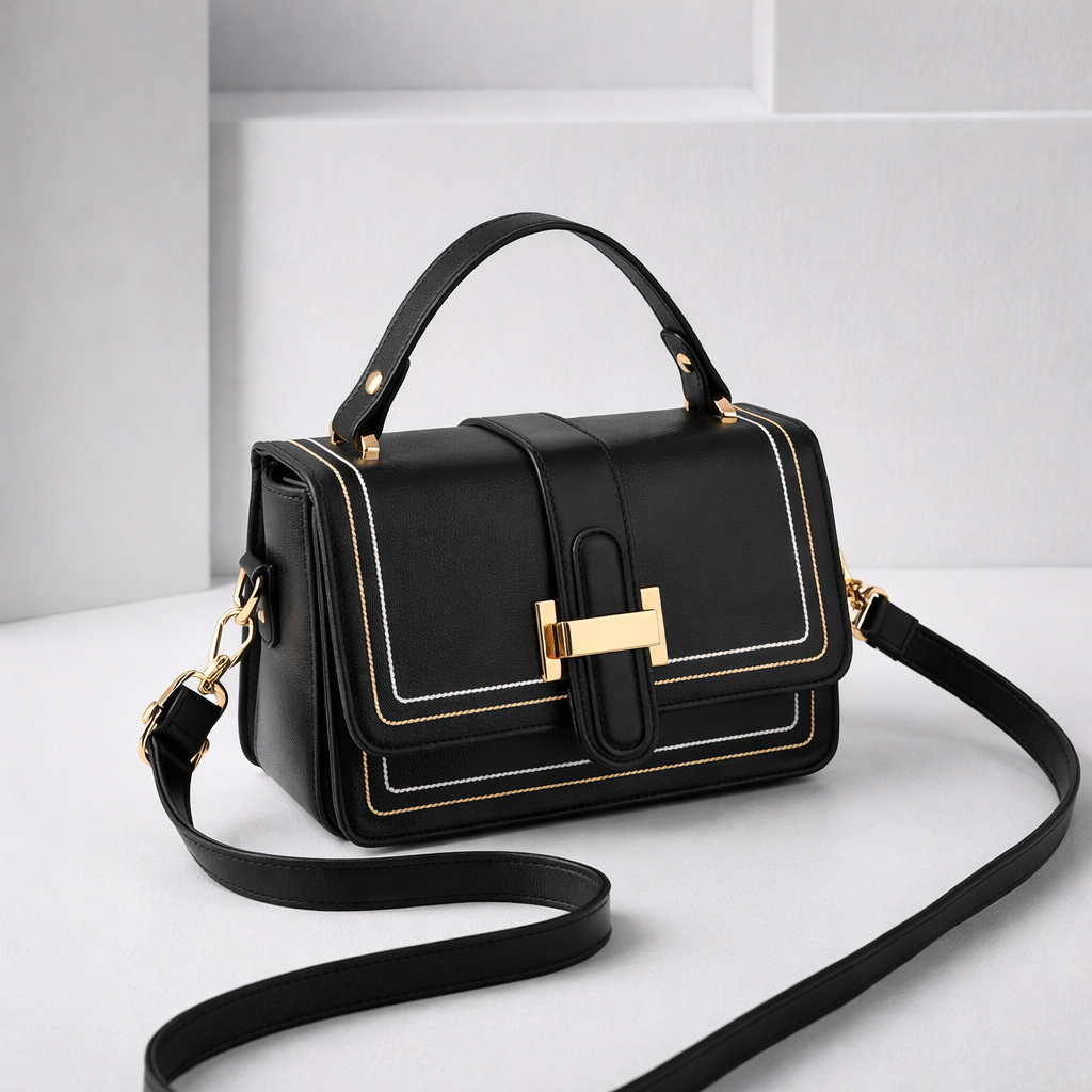 Luna™ | Structured Flap Shoulder Bag
