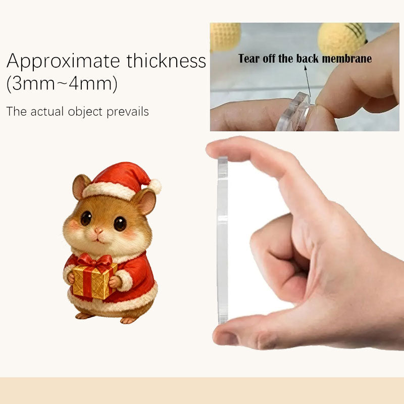 Hamster Advent Calendar with 24 Hamster Figurines