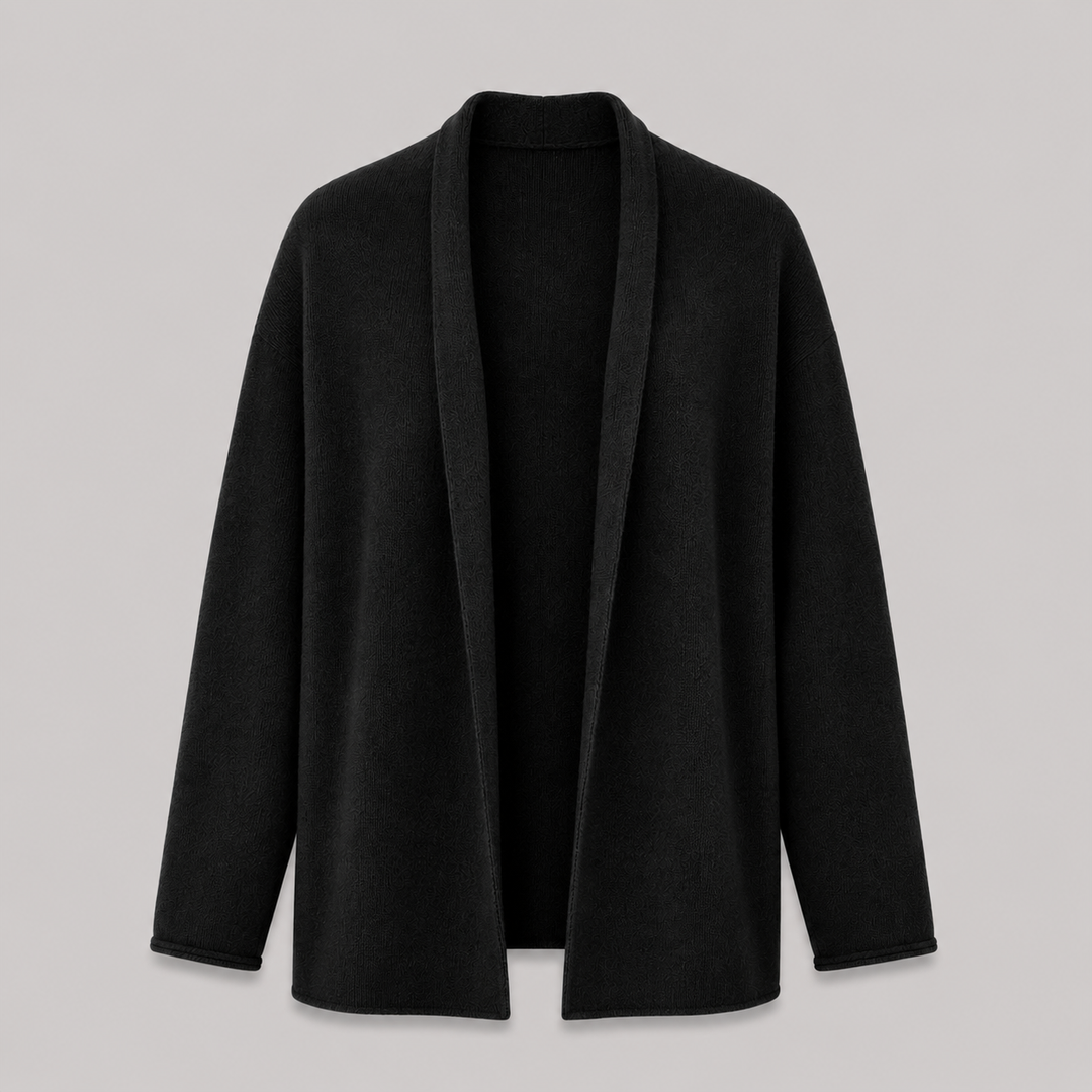 Rosewyn™ | Cashmere Blend Open-Front Cardigan with Relaxed Drape