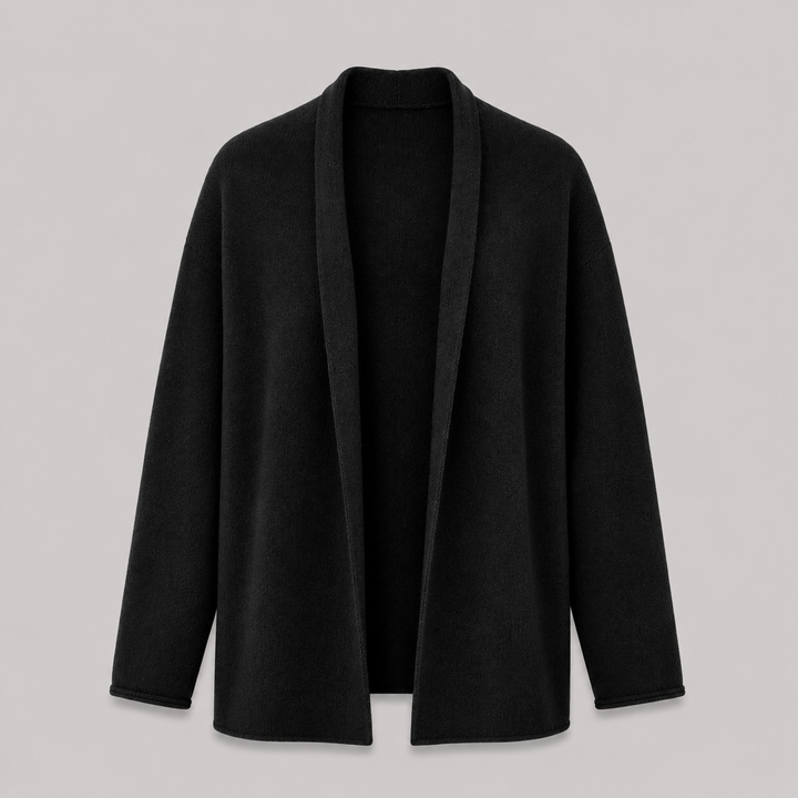 Rosewyn™ | Cashmere Blend Open-Front Cardigan with Relaxed Drape