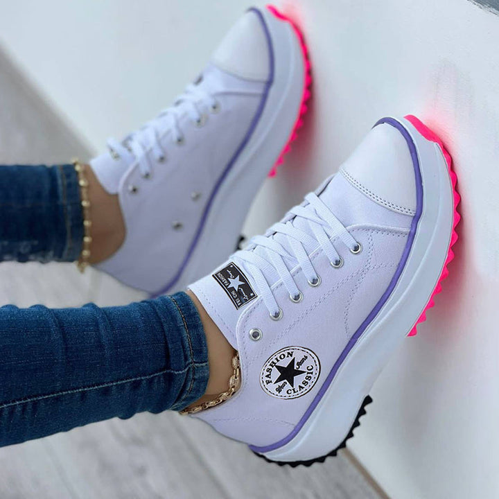 Quitterie™ | Women's High-Top Platform Sneakers with Chunky Lug Sole