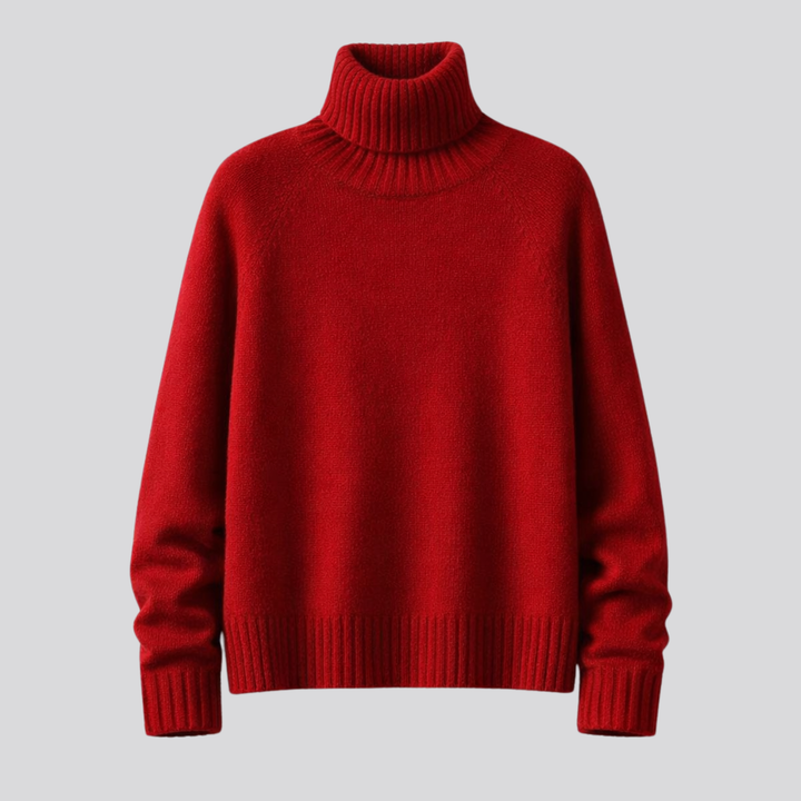 Morwenna™ | Pure Wool Turtleneck Sweater with Slim Fit