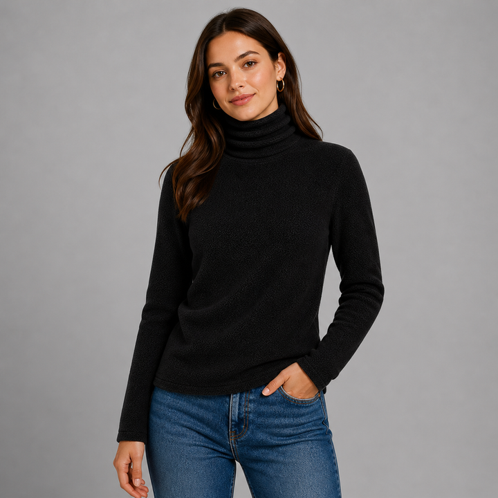 Perrine™ | Cashmere Blend Turtleneck Sweater with Slim Fit