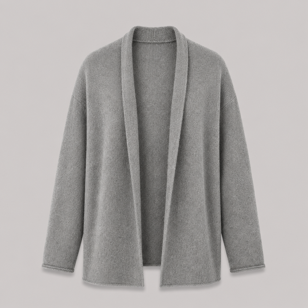 Rosewyn™ | Cashmere Blend Open-Front Cardigan with Relaxed Drape