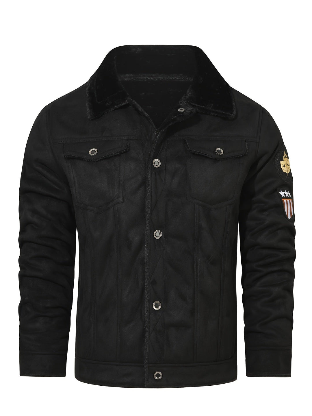 Hadrian™ | Men's Plush Lined Trucker Jacket with Button Chest Pockets