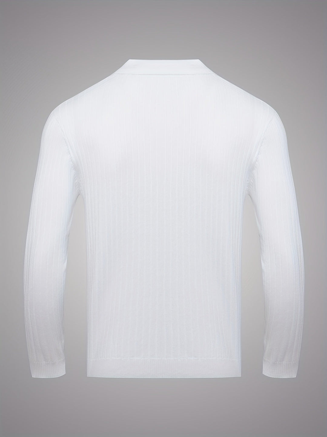Chase™ | Men's Ribbed Collared V Neck Sweater