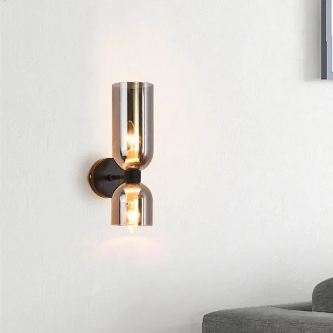 Modern Glass Wall Light — view 6