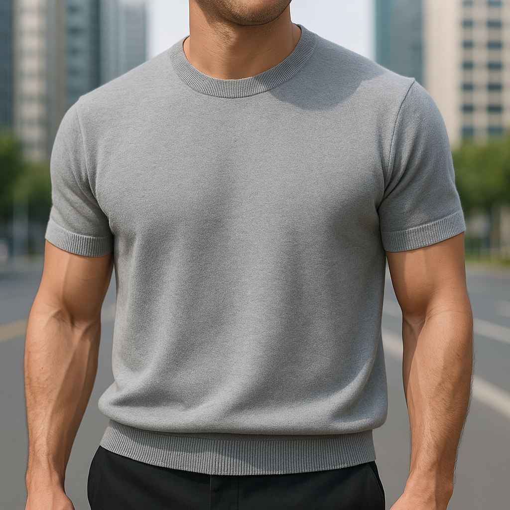 Talbot™ | Men's Fine-Knit Crew Neck T-Shirt