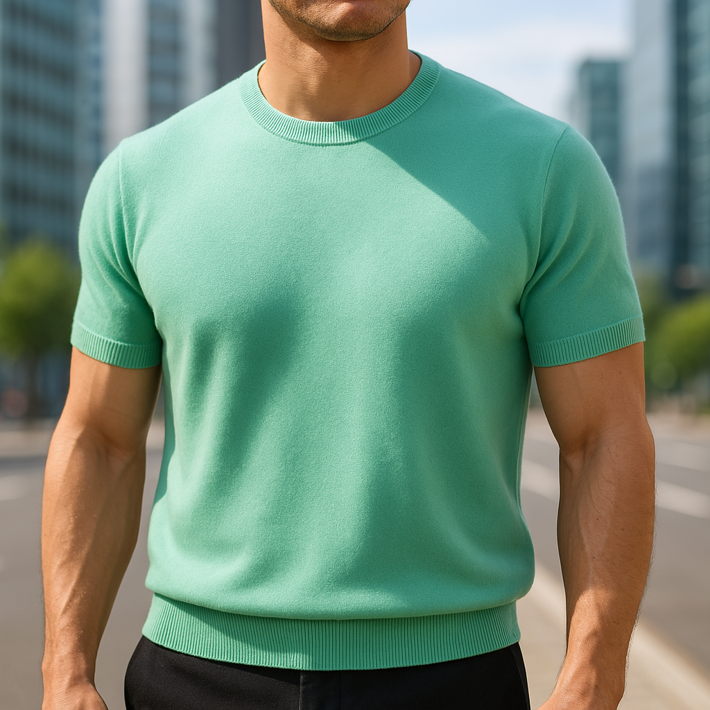 Talbot™ | Men's Fine-Knit Crew Neck T-Shirt