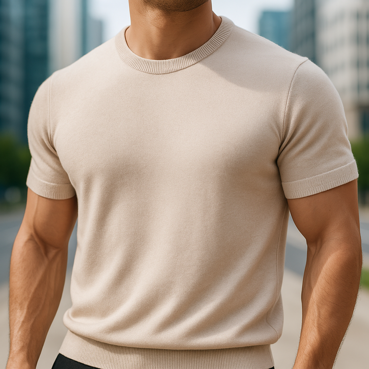 Talbot™ | Men's Fine-Knit Crew Neck T-Shirt