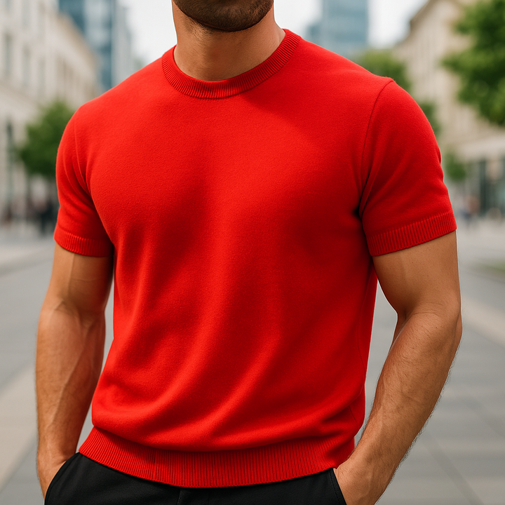 Talbot™ | Men's Fine-Knit Crew Neck T-Shirt