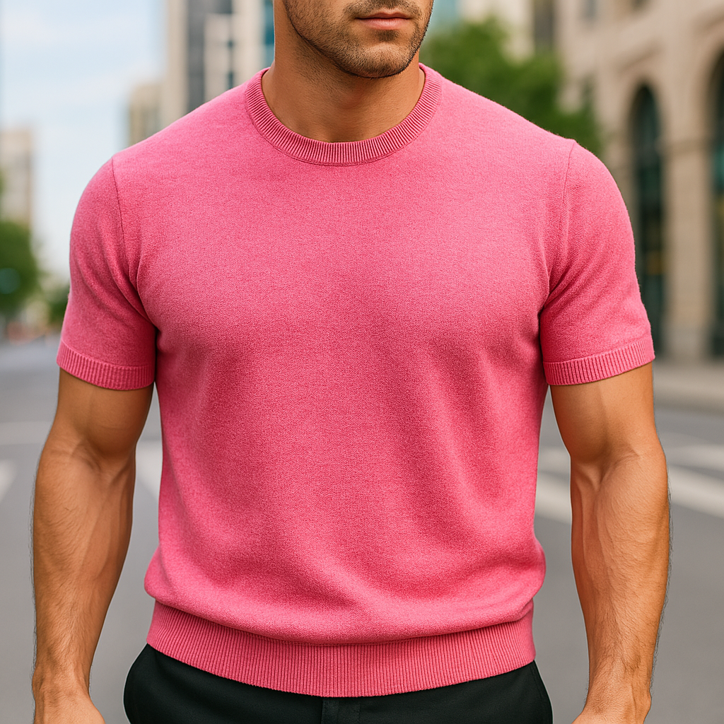 Talbot™ | Men's Fine-Knit Crew Neck T-Shirt