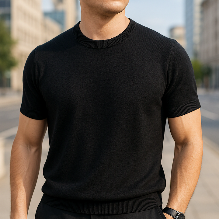 Talbot™ | Men's Fine-Knit Crew Neck T-Shirt