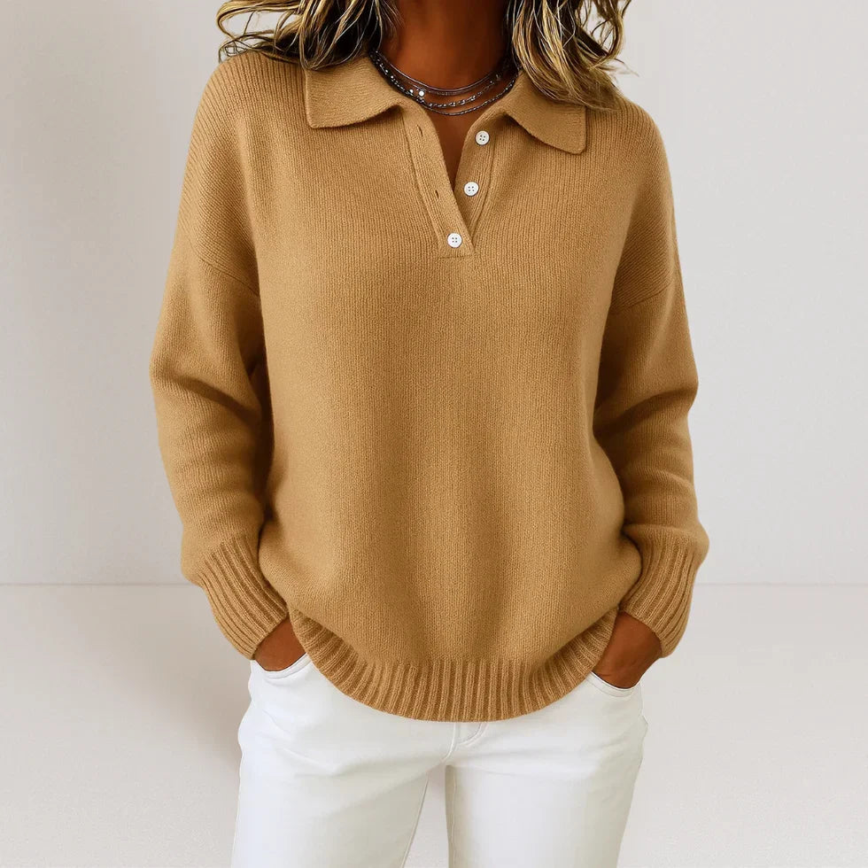 Olivia™ | Soft, Warm Knit Sweater with Collar