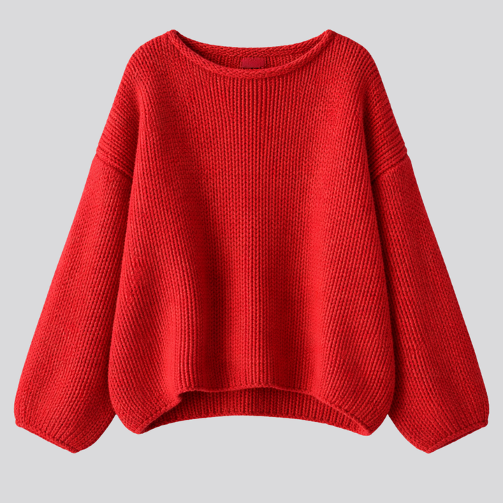 Juniper™ | Sculpted Oversized Merino Wool Knit Sweater