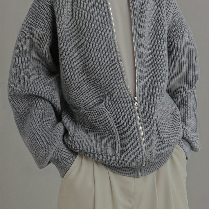 Alistair™ | Men's Zip Up Cardigan with Pockets