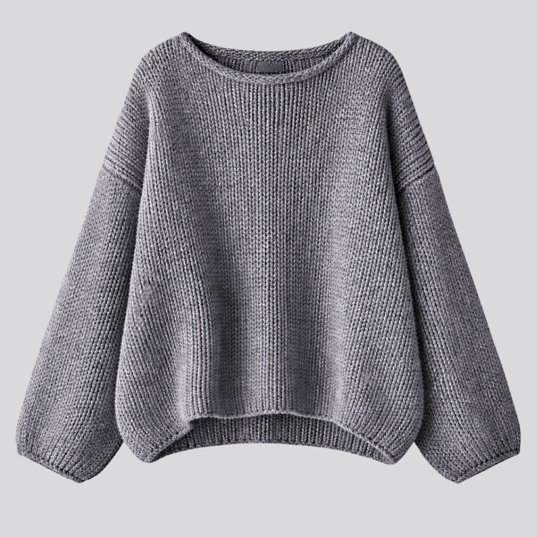Juniper™ | Sculpted Oversized Merino Wool Knit Sweater